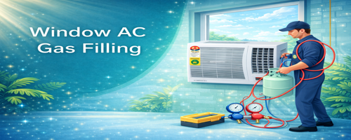 window AC gas filling  near me